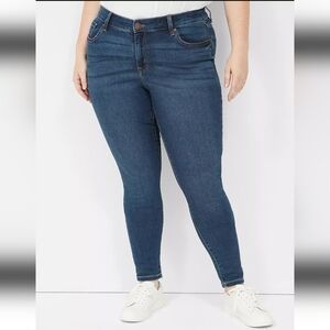 Lane Bryant Dark Blue Skinny Jeans